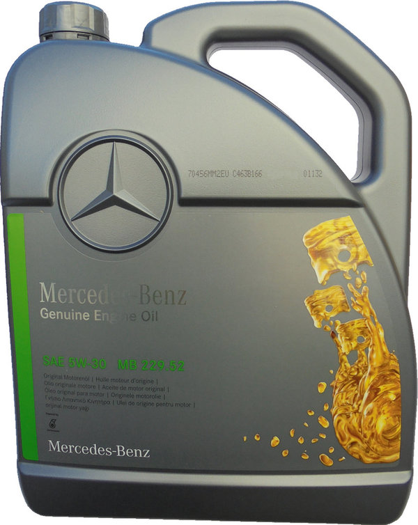Motorolie Origineel Mercedes 5W-30 MB 229.52 1X5L
