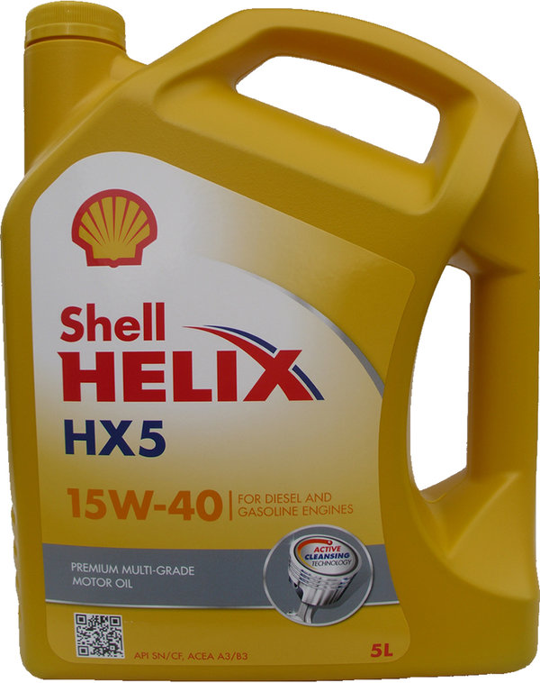 Motoröl Shell 15W-40 Helix HX5 1X5L