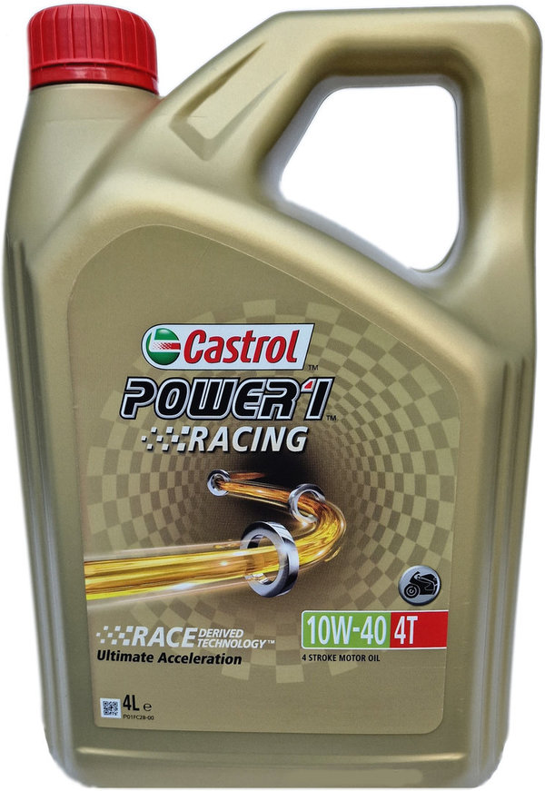 Motorradöl Castrol 10W-40 4T Power1 Racing 1X4L