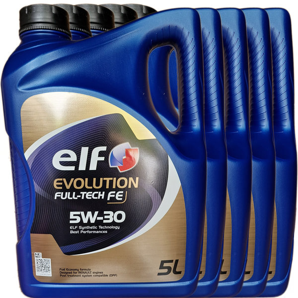 Motoröl ELF 5W-30 Evolution Full-Tech FE 5X5L