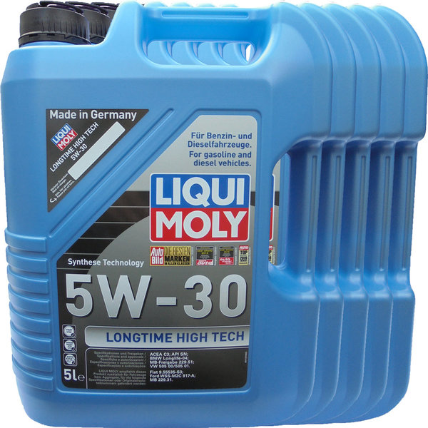 Motoröl Liqui Moly 5W-30 Longtime High Tech (5X5L)