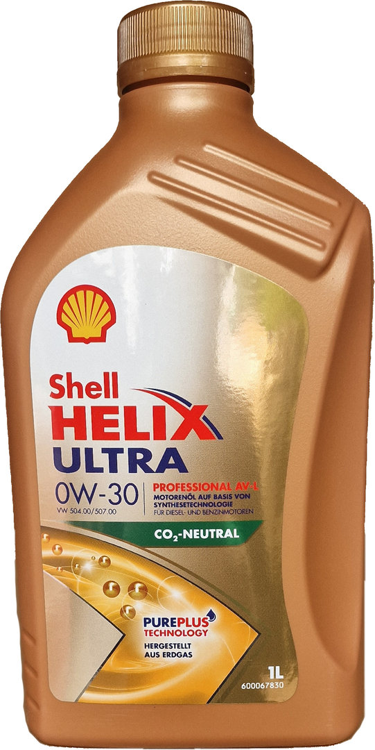 Motoröl Shell 0W-30 Helix Ultra Professional AV-L 1X1L