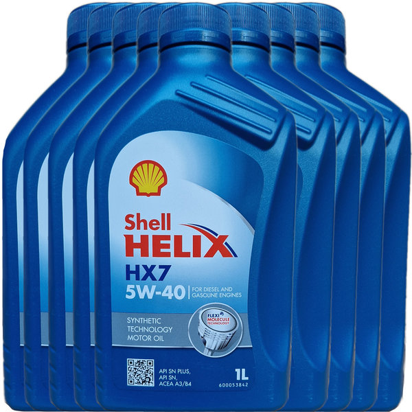 Motoröl Shell 5W-40 Helix HX7 9X1L