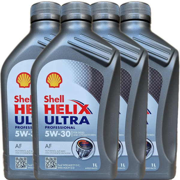 Motoröl Shell 5W-30 Helix Ultra Professional AF 4X1L