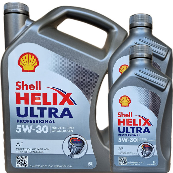 Motoröl Shell 5W-30 Helix Ultra Professional AF 5L+2L