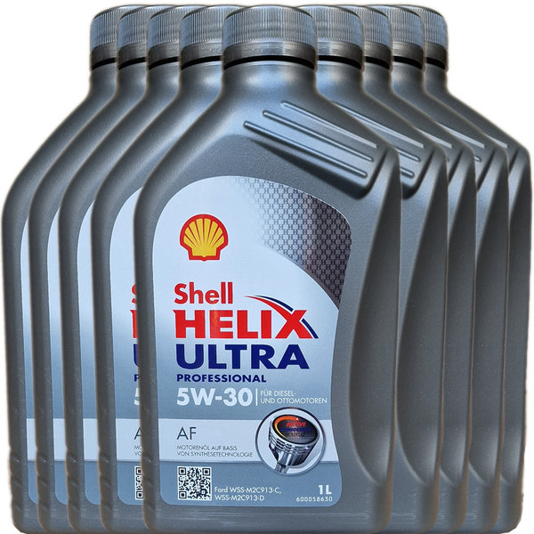 Motoröl Shell 5W-30 Helix Ultra Professional AF 9X1L