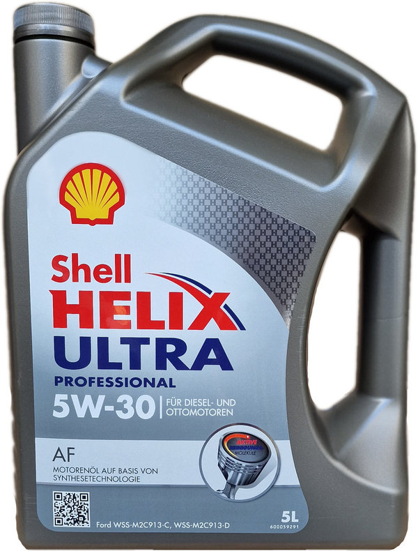 Motoröl Shell 5W-30 Helix Ultra Professional AF 1X5L