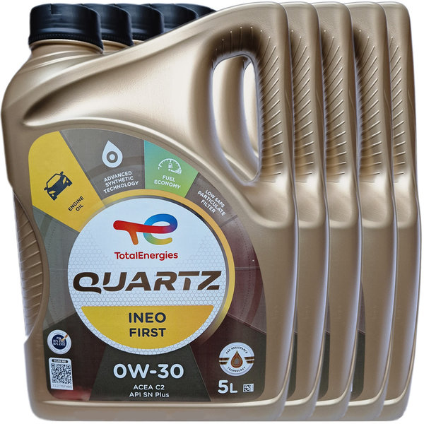 Motoröl Total 0W-30 Quartz Ineo First (5X5L)