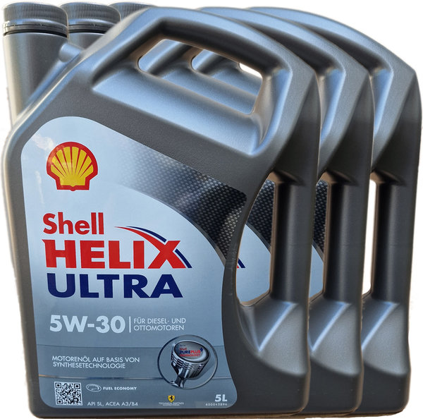 Motoröl Shell 5W-30 Helix Ultra 3X5L