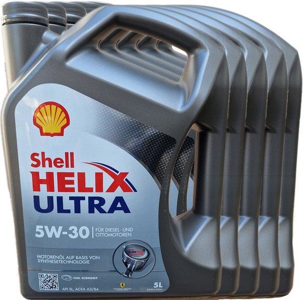 Motoröl Shell 5W-30 Helix Ultra 5X5L