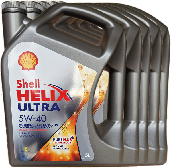 Motoröl Shell 5W-40 Helix Ultra (5X5L)